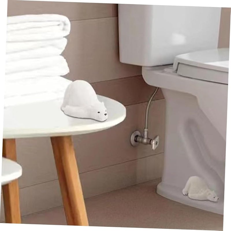 White Toilet Bolt Caps Cover 2 Pack For Installation Screw Caps Repair Parts Clean Bathroom Decor - Image 2